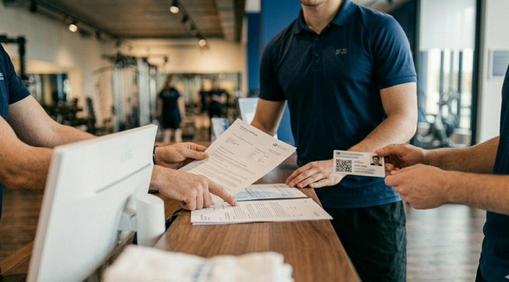 Vérification de la carte professionnelle d'éducateur sportif